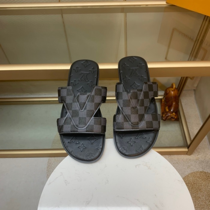 Men L*ouis V*uitton Top Slippers (Annareps)