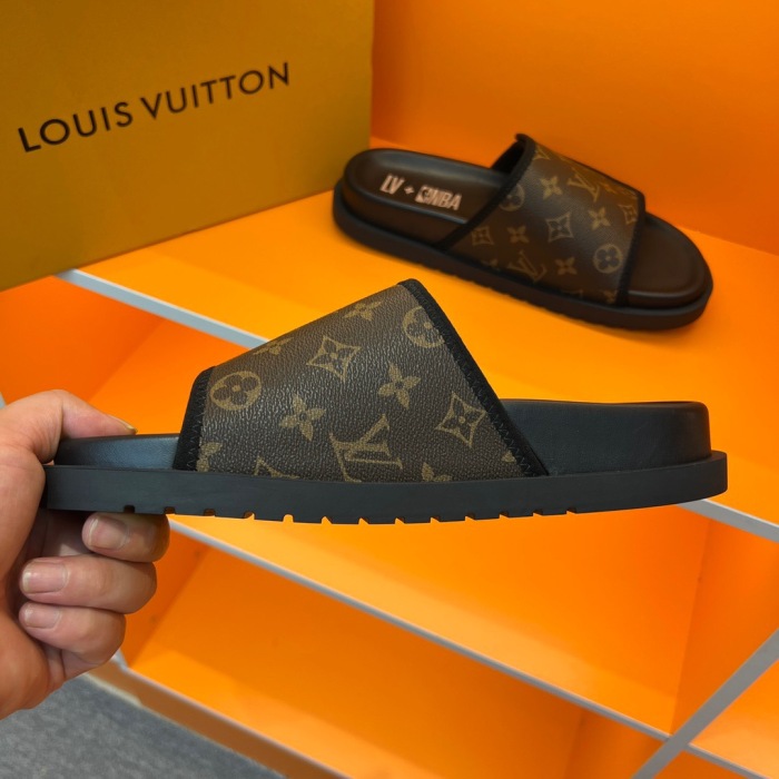 Men L*ouis V*uitton Top Slippers (Annareps)