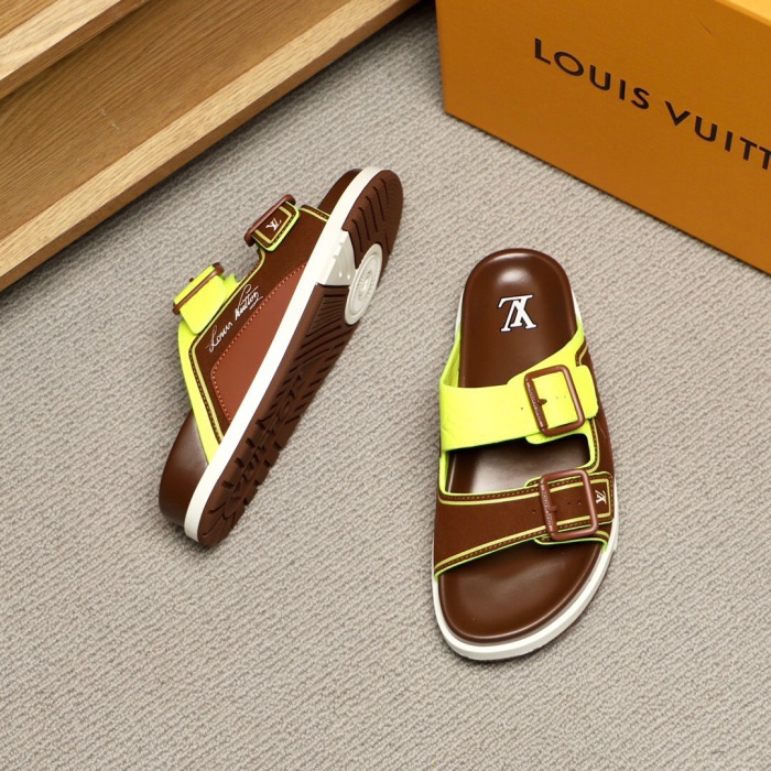 Men L*ouis V*uitton Top Slippers (Annareps)