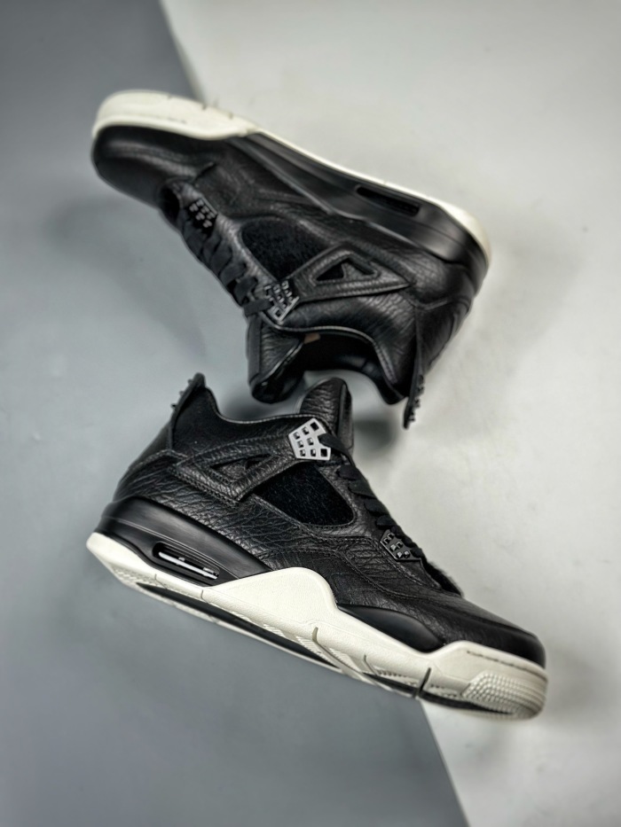 Free shipping annarepsAir Jordan 4 pony hair black