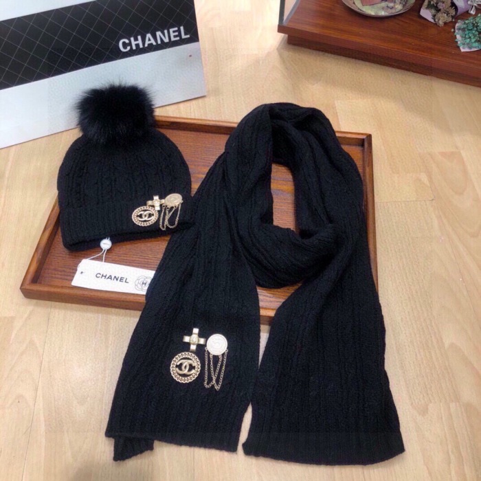 Free shipping annarepsWomen Hat+Gloves+The scarf
