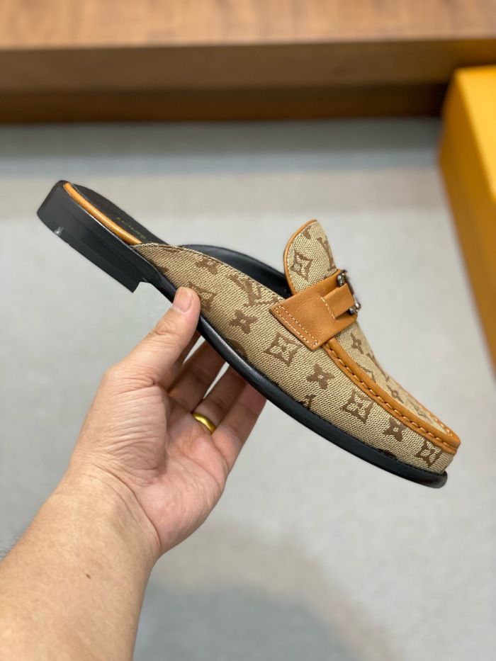 Men L*ouis V*uitton Top Slippers (Annareps )