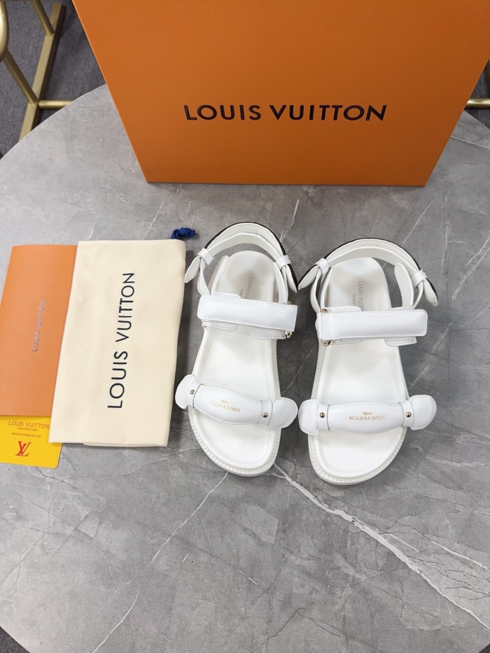 Free shipping annareps Women L*ouis V*uitton Top Sandals