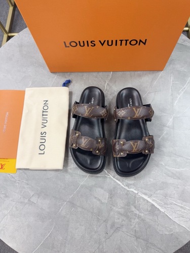 Free shipping annareps Women L*ouis V*uitton Top Sandals