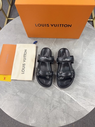 Free shipping annareps Women L*ouis V*uitton Top Sandals