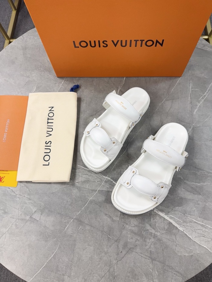 Free shipping annareps Women L*ouis V*uitton Top Sandals