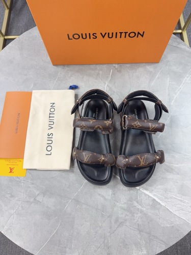 Free shipping annareps Women L*ouis V*uitton Top Sandals