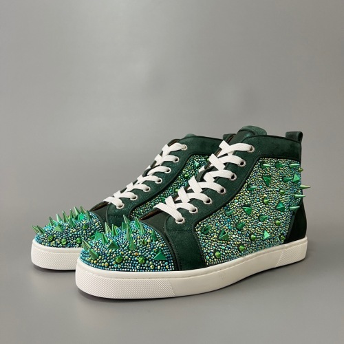 annareps  C*hristian ·Louboutin men women TOP sneakers