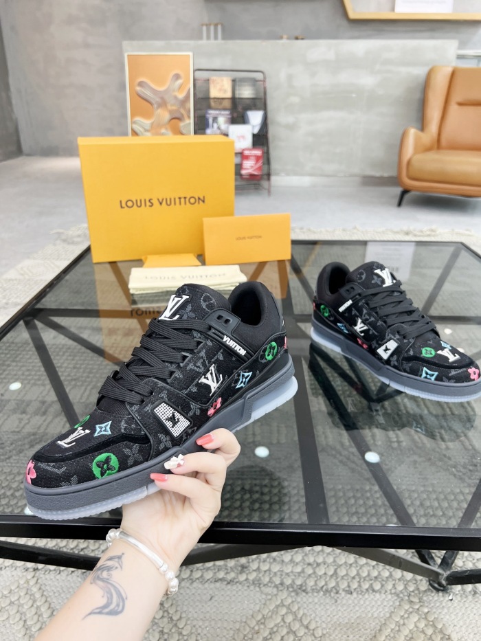 Men  L*ouis V*uitton  Top Sneaker L*V Shoes
