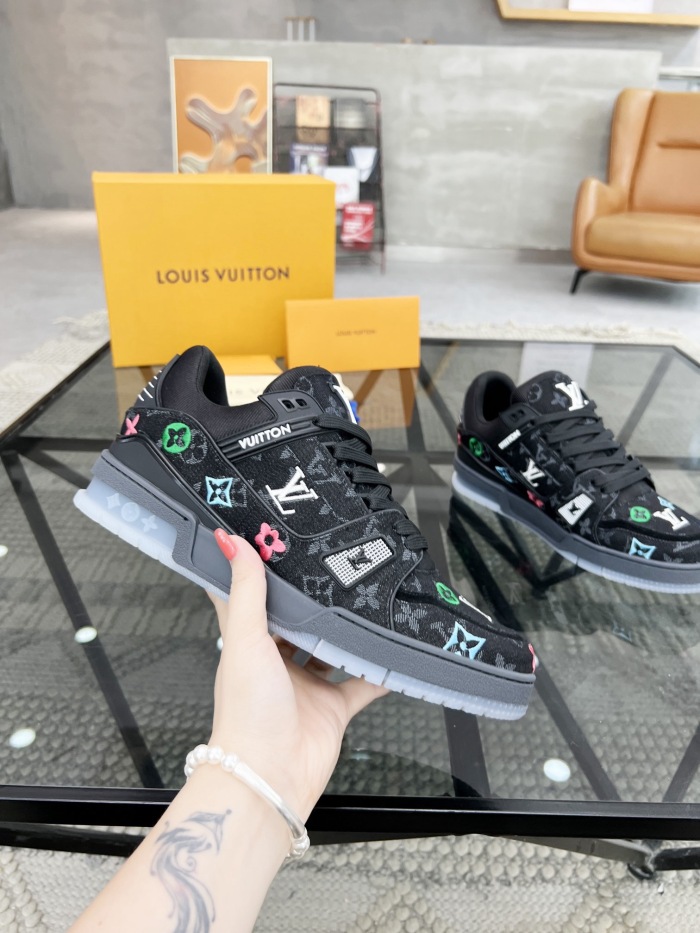 Men  L*ouis V*uitton  Top Sneaker L*V Shoes