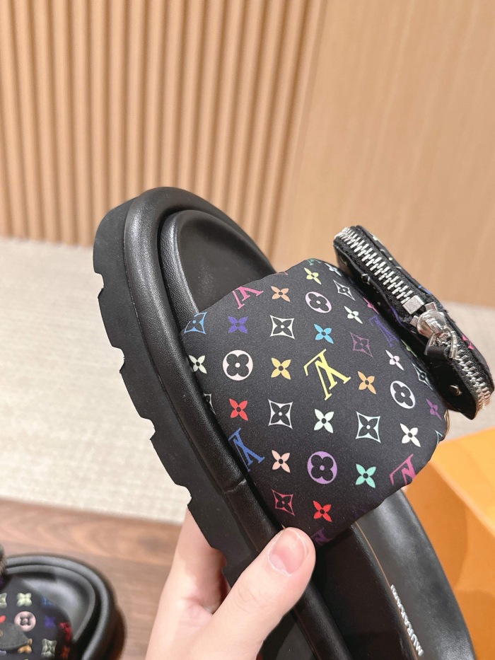 Women Men L*ouis V*uitton Slides Top Sneaker L*V Sandals