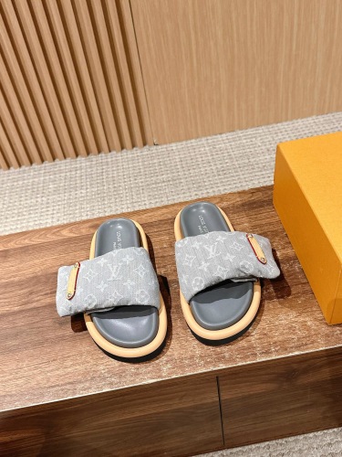 Women Men L*ouis V*uitton Slides Top Sneaker L*V Sandals