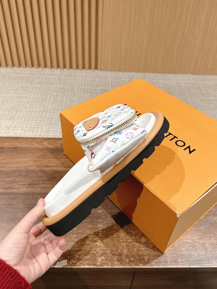 Women Men L*ouis V*uitton Slides Top Sneaker L*V Sandals
