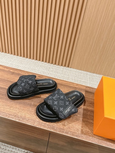 Women Men L*ouis V*uitton Slides Top Sneaker L*V Sandals