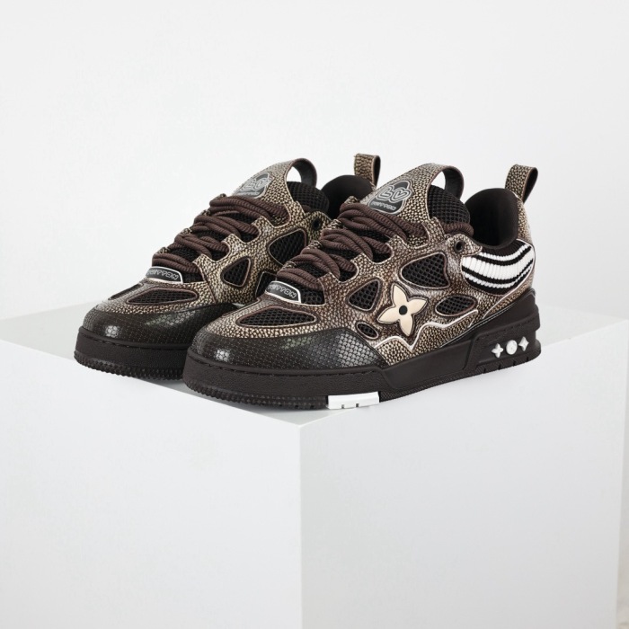Men  Women  L*ouis V*uitton skate   Top Sneaker L*V Trainer size 35-46
