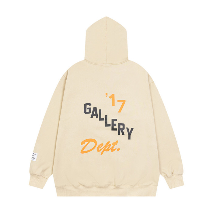 GaIIery dept Boxing Gloves Letter Logo Print Zipper hoodie 3 colors