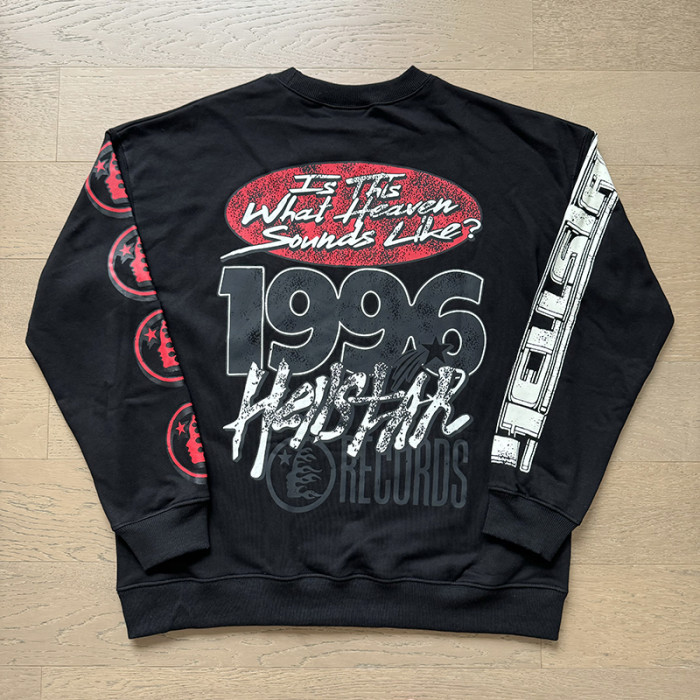 Hellstar Studio Screaming Boys Arm Logo Print Crew Neck Sweatshirt 2 colors