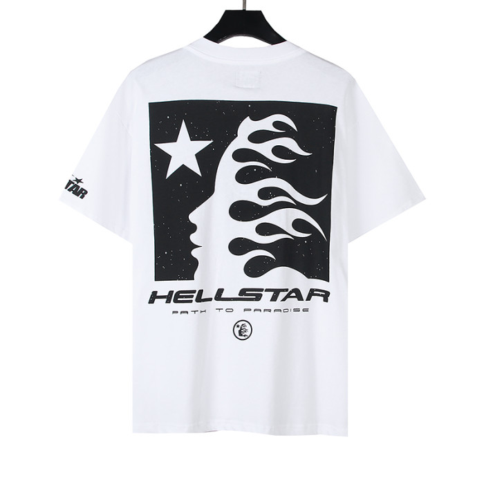 Hellstar Studio Back classic logo letter print Tee