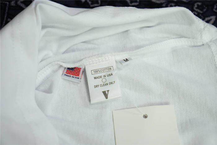 Vlone Vlone White Red Logo T-Shirts
