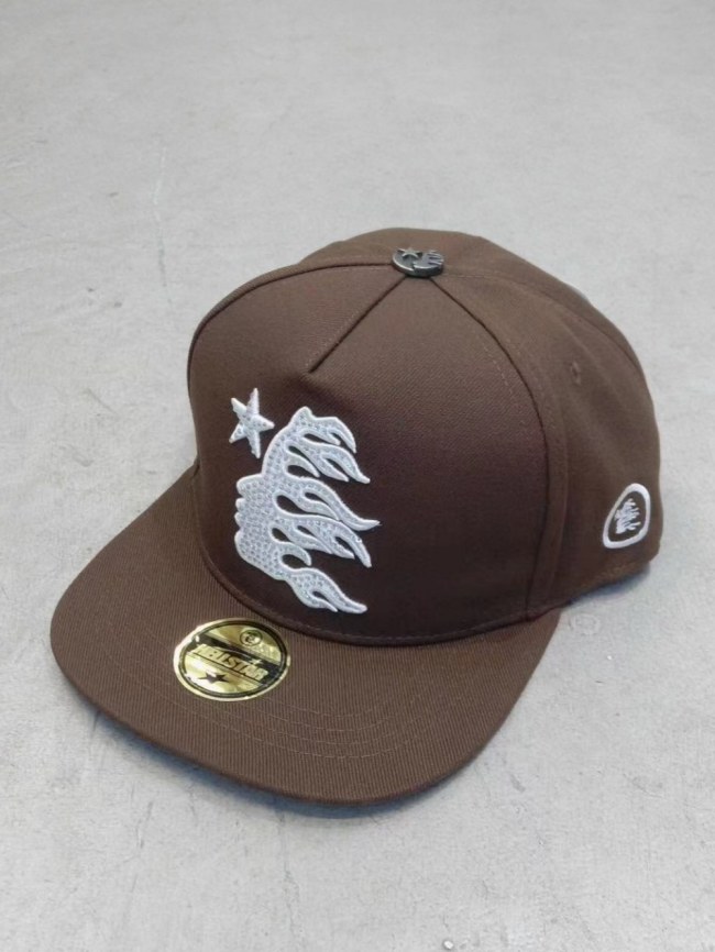 Hellstar Studio Hot stamping embroidery logo canvas duck tongue cap 9 colors