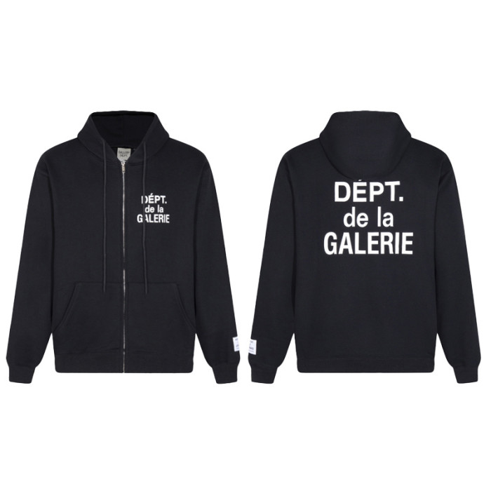 GaIIery dept Basic French Letter Print Zipper hoodie 3 colors