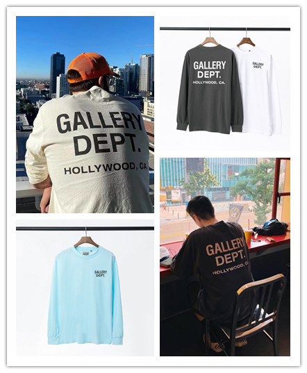 GaIIery dept Multicolor Back Letter Print Long Sleeve tee