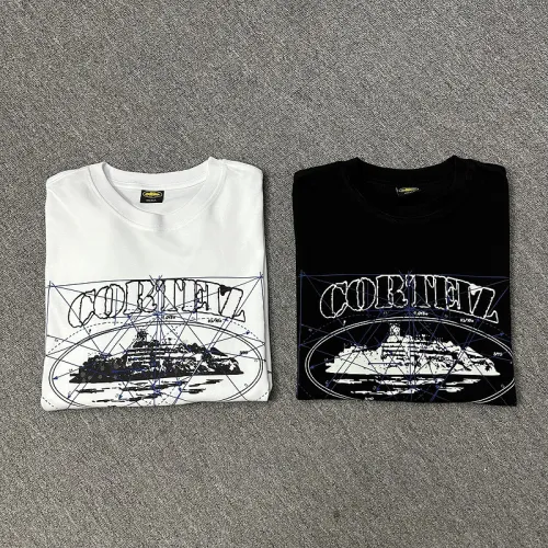 Line Logo Embroidery tee 2 colors