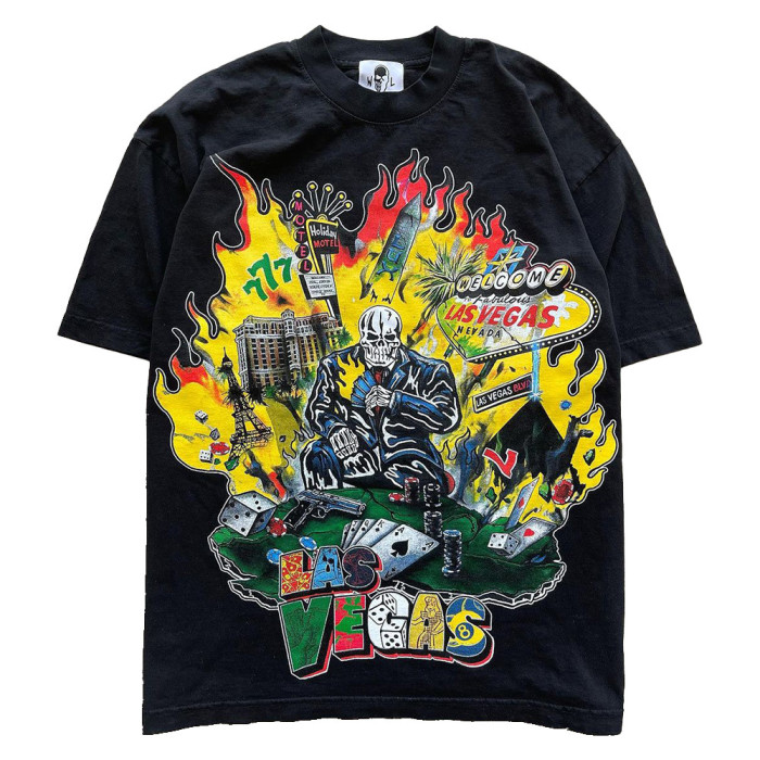 Warren Lotas Tide loose T-shirt big size printing tee 25 colors