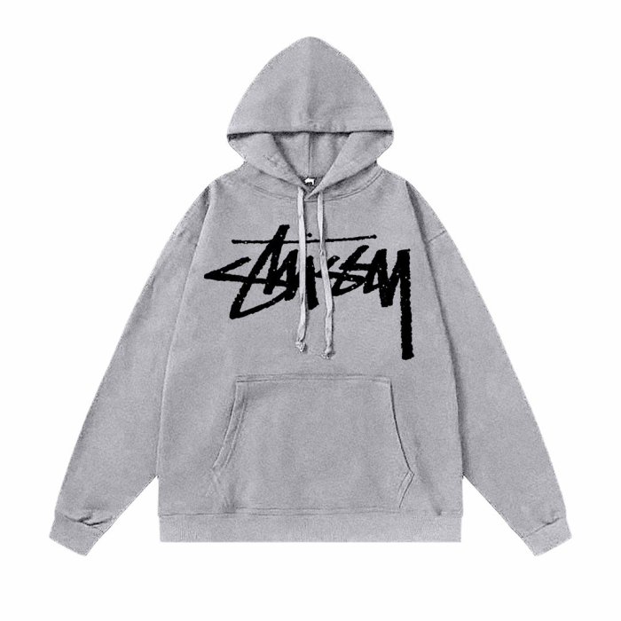 Stussy Reversible Big Logo Print Hooded Sweatshirt 5 colors