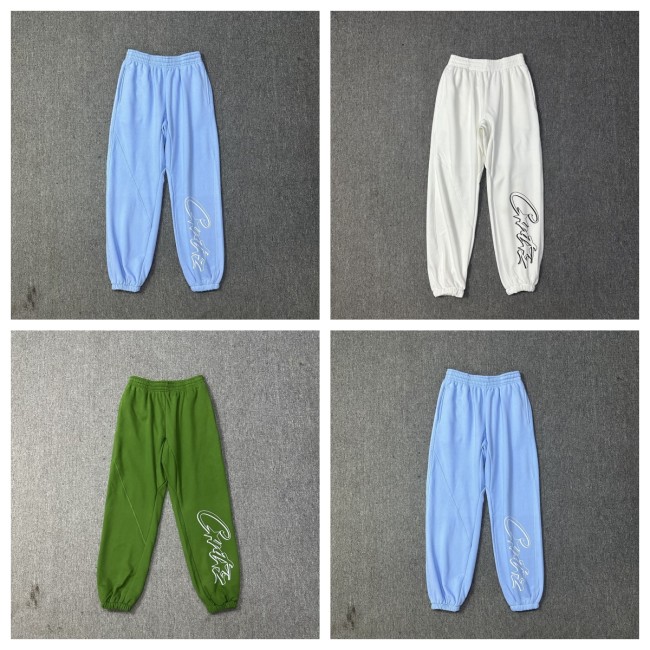 Corteiz Alcatraz Cutout Letter Print Sweatpants 4 colors