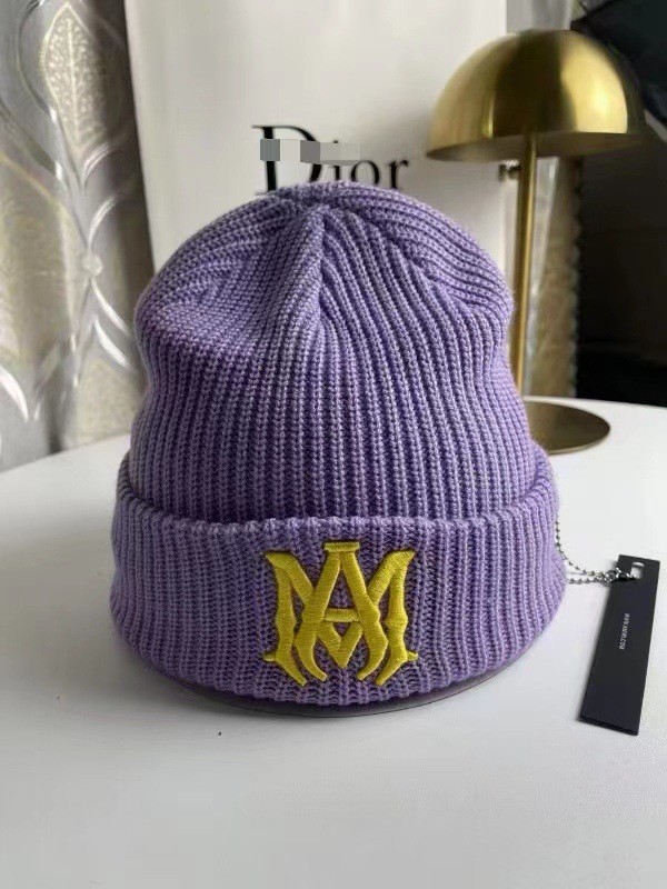Amiri Street Trendy Embroidered knitted cap 19 styles