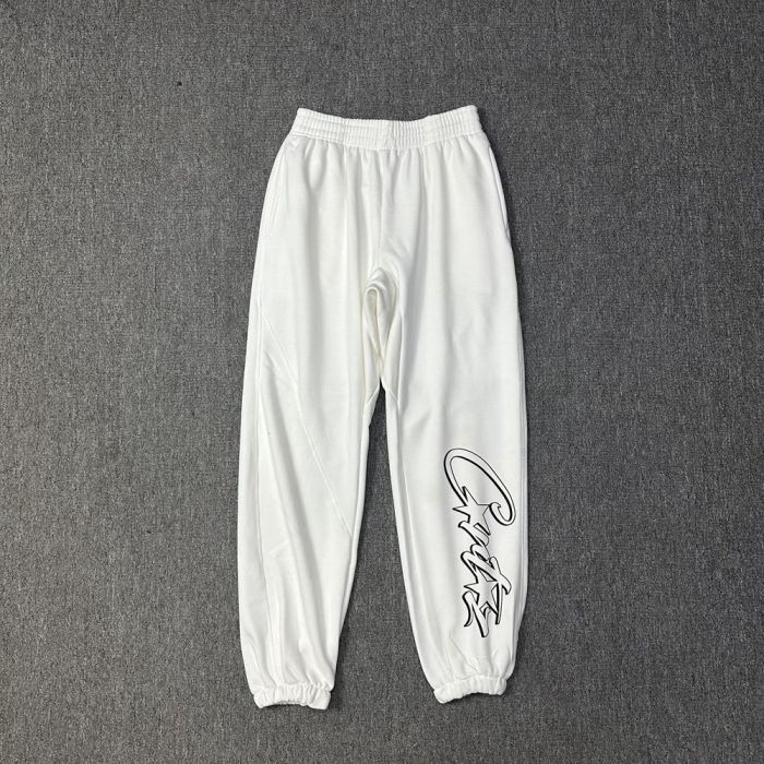Corteiz Alcatraz Cutout Letter Print Sweatpants 4 colors