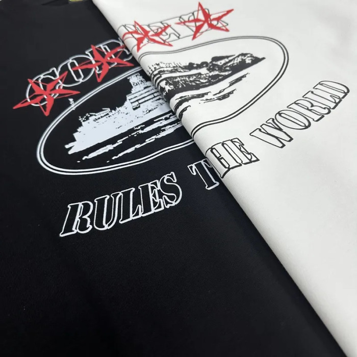 Corteiz Star Castle Print Short Sleeve tee 2 colors