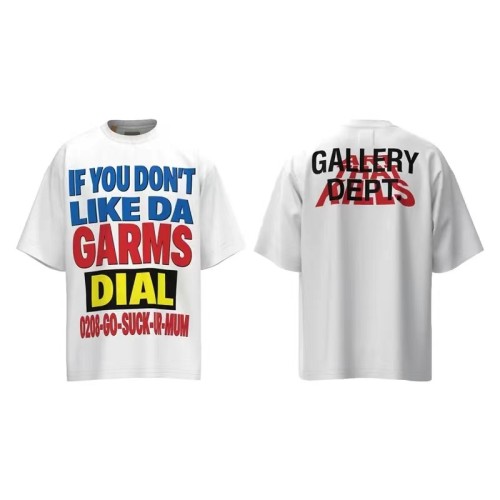 Colorful overlapping letter print short sleeve tee