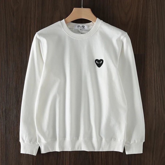 [Buy more Save more]CDG Play logo sweatshirt