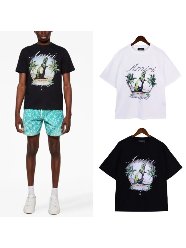 Amiri Webster Dinosaur Coconut Print Tee 2 colors