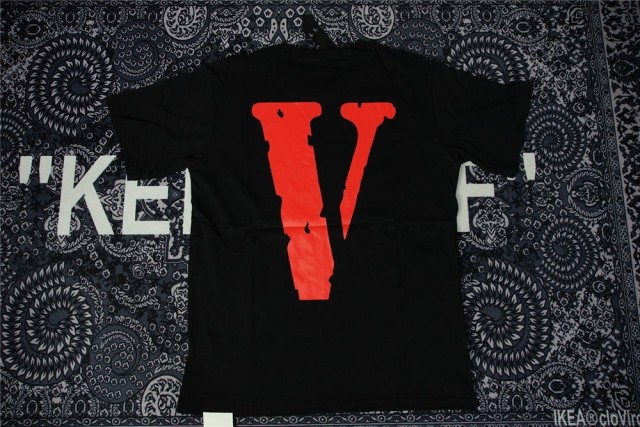 Vlone Vlone White Red Logo T-Shirts