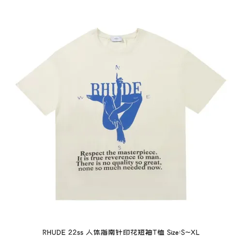 Human compass printed short-sleeved T-shirt