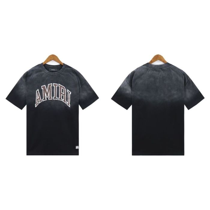 Amiri Patch embroidered logo washed version tee 4 colors