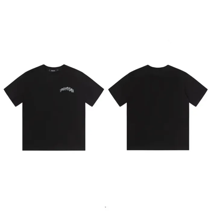 Colorful gradient letter short sleeve tee multiple styles