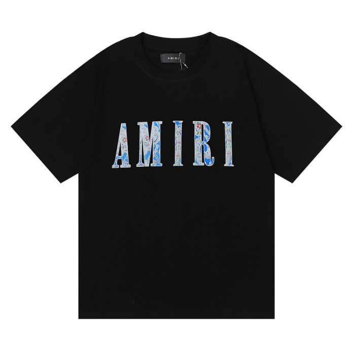 Amiri Crystal Ball Printed Letter tee 2 colors