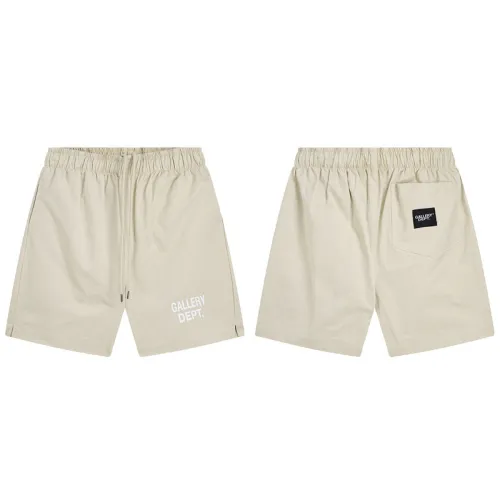 Elasticized drawstring shorts