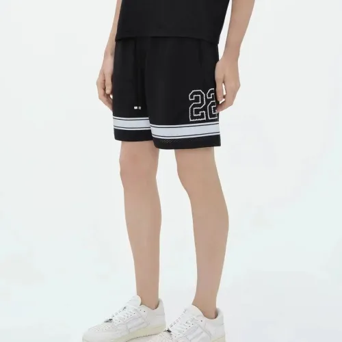 Mesh 22 Letter Print Shorts