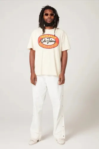 Vintage Signature English Print T-shirt