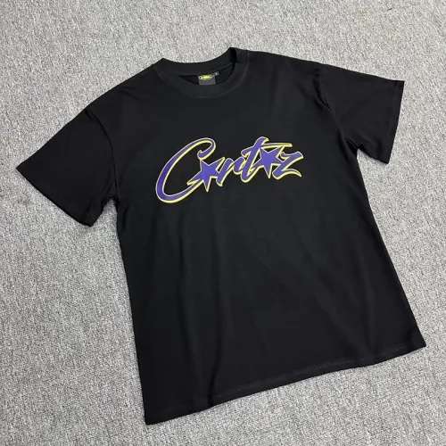 Gradient outline letter print short sleeve tee 12 colors