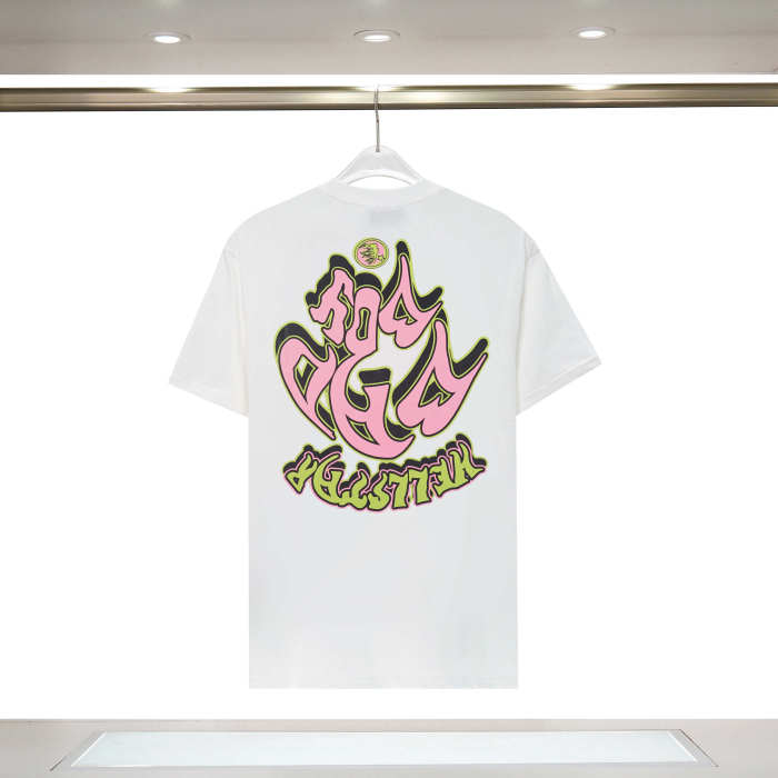 Hellstar Studio Rodman Head Back Creative Letter Graffiti Tee 2 colors
