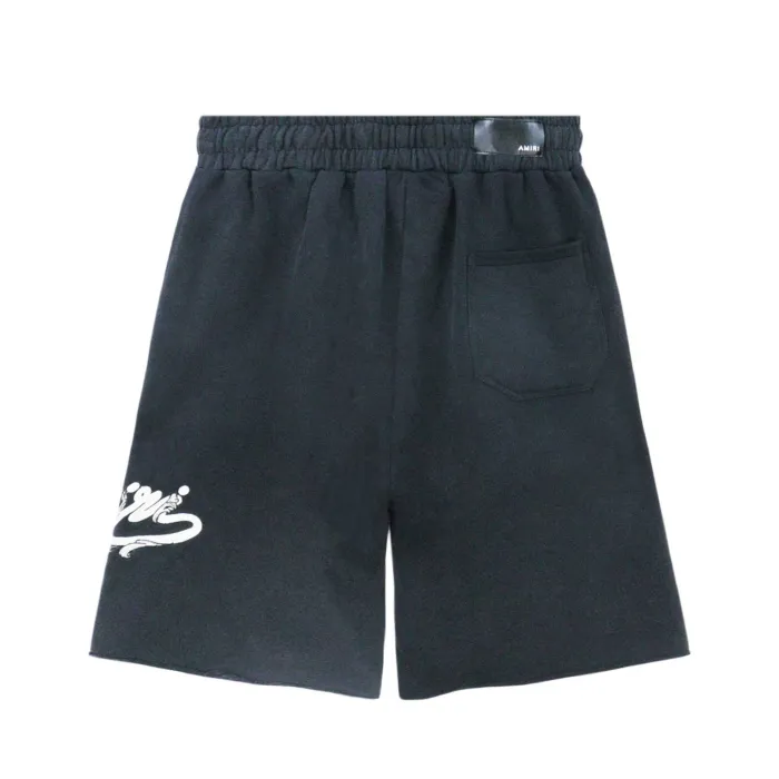 Vine Monogram Embroidered Zipper Pocket Shorts 3 colors