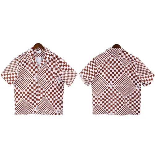 Multi-color checkerboard shirt tee 4 colors