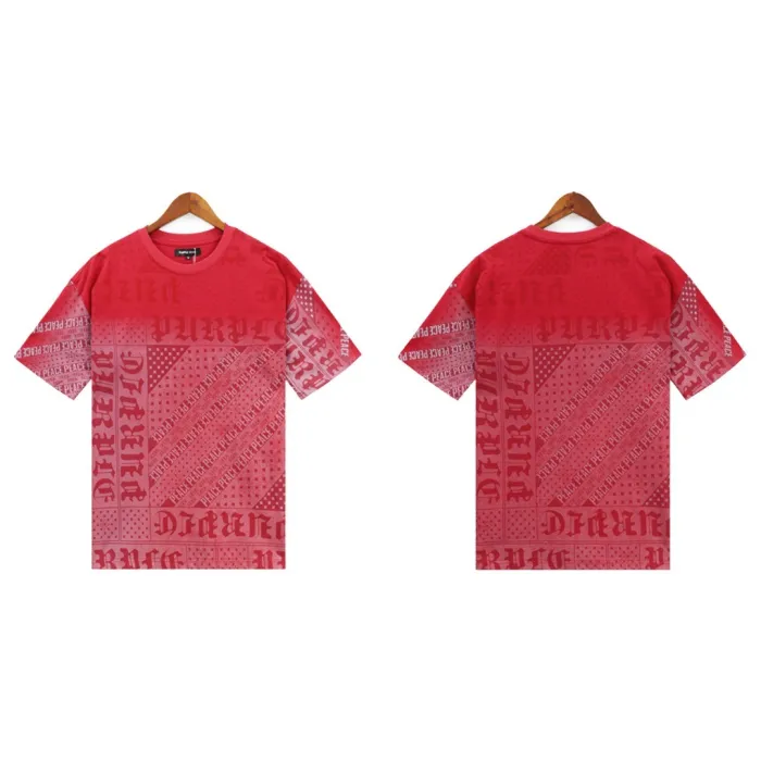 Gradient All Over Printed Block Letter Tee 3 colors