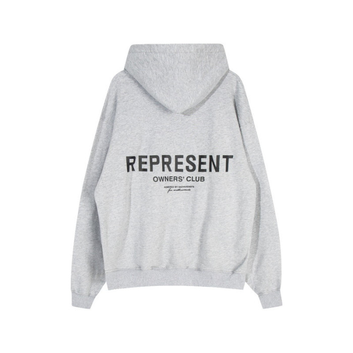 Represent Bold white letter-printed hoodie 6 colors
